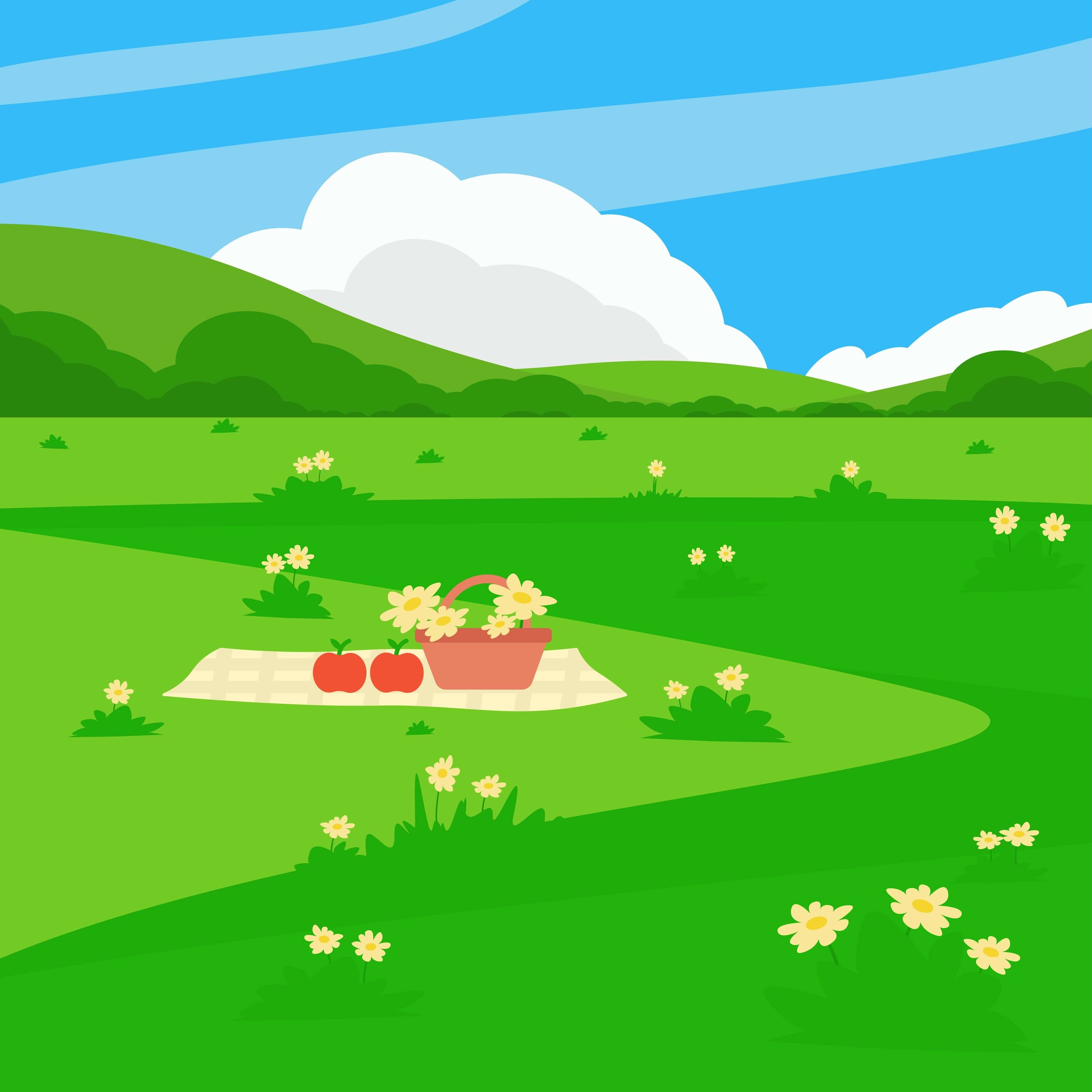 Illustration for picnic